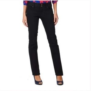 Lilly Pulitzer Worth Straight Jean in ONYX Size 14 EUC
